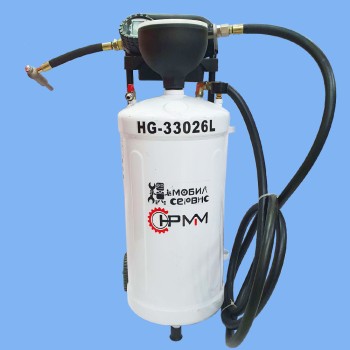 Маслораздатчик пневматический с пистолетом с электронным расходомером 30 л HG33026L