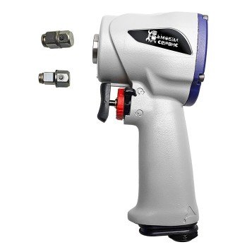 Гайковерт пневматический со сменным валом 1/2" 813 N/m и 3/8" 678 N/m с головками и битой MS-4600