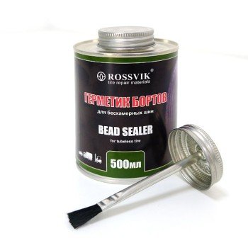 Герметик бортов шин NEW Rossvik 500 гр/500 мл с кистью